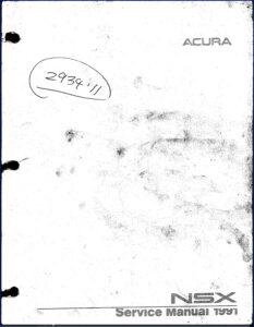 acura nsx 1991 service manual, acura service manual, acura nsx