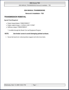 2004 acura tsx service manual, acura service manual, acura acura