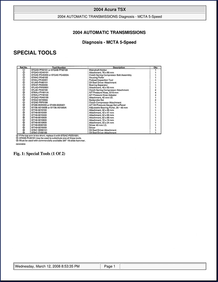 acura tsx 2004 service manual, acura service manual, acura tsx