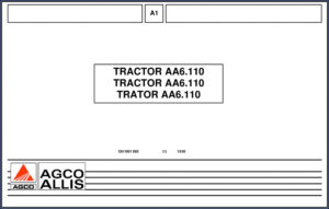 agco allis aa6.110 2005 parts catalog, agco allis parts catalog, agco allis allis