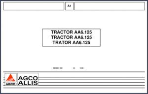agco allis aa6.125 2005 parts catalog, agco allis parts catalog, agco allis allis