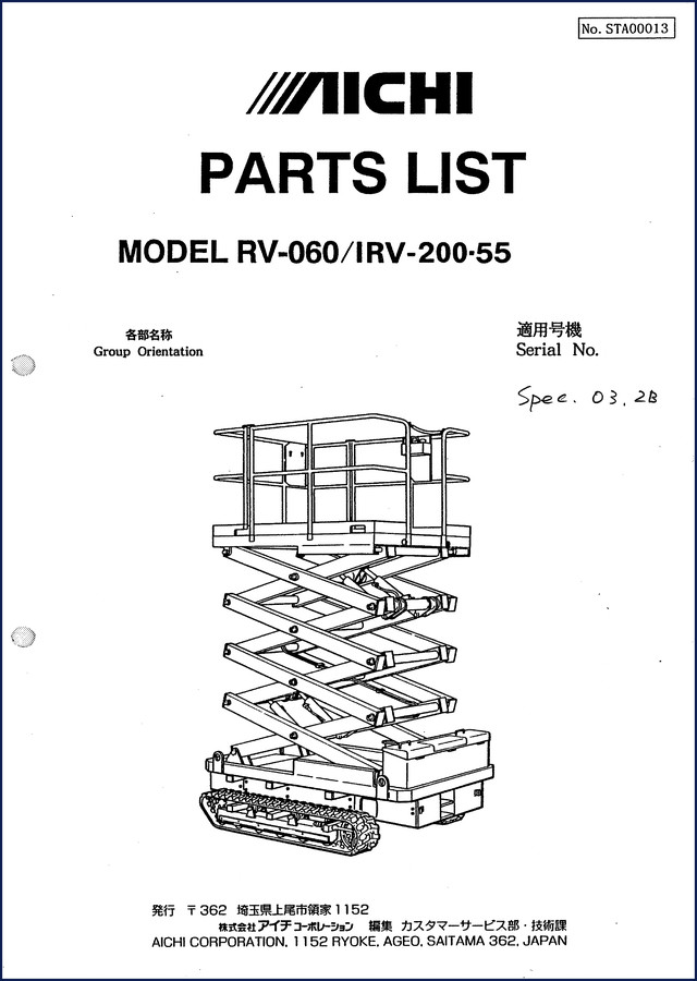 aichi rv, aichi manual