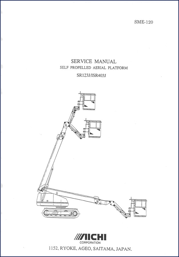 aichi sr123j, isr403j service manual, aichi service manual, aichi sr123j,