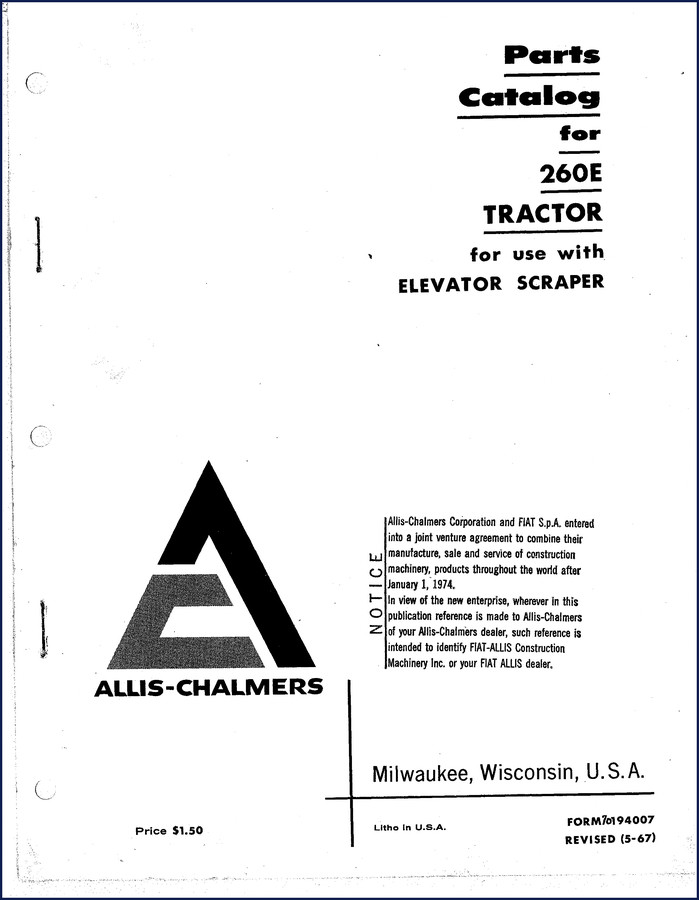 allis, allis-chalmers manual