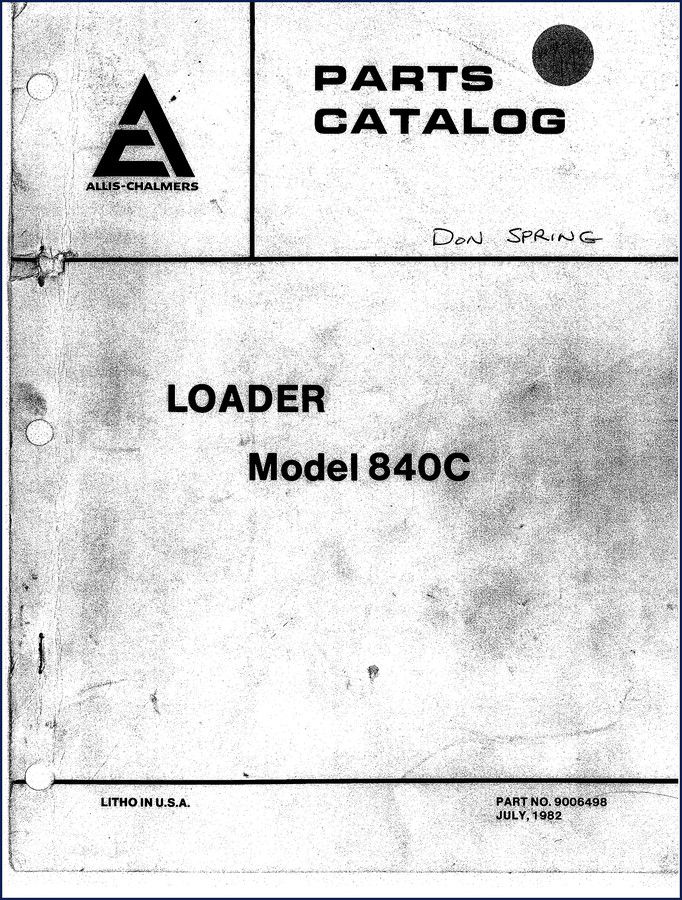 allis, allis-chalmers manual