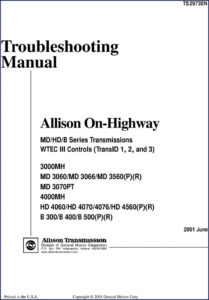 allison b 500 b 300 b 400 md, allison manual, allison b
