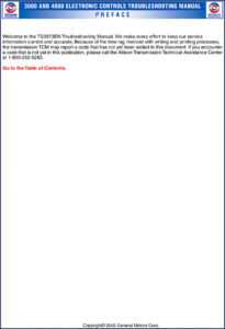 allison transmission 3000 evs 2005 troubleshooting manual 436, allison transmission manual, allison transmission transmission
