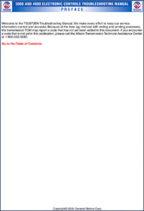 allison transmission 3000 4000 2005 troubleshooting manual, allison transmission manual, allison transmission transmission