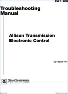 allison transmission electronic control 1994 troubleshooting manual, allison transmission manual, allison transmission transmission