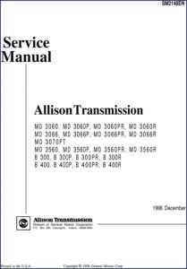 allison md 3060 1998 service manual, allison transmission service manual, allison transmission md