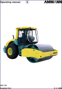 ammann asc 100 2006 operators manual, ammann manual, ammann asc