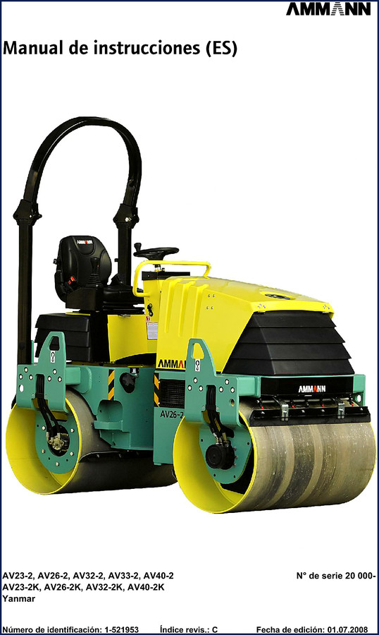 ammann av23, ammann manual