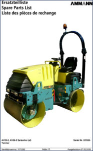 ammann av23, ammann manual
