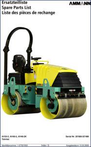 ammann av26, ammann manual