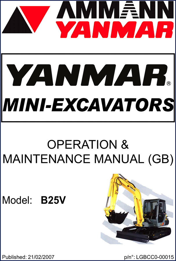 ammann yanmar b25v 2007 service manual, ammann yanmar service manual, ammann yanmar yanmar
