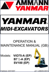 ammann yanmar vi075, ammann yanmar manual, ammann yanmar yanmar