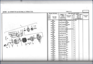 andoria 4c90, 4ct90 1998 parts catalog, andoria parts catalog, andoria 4c90,