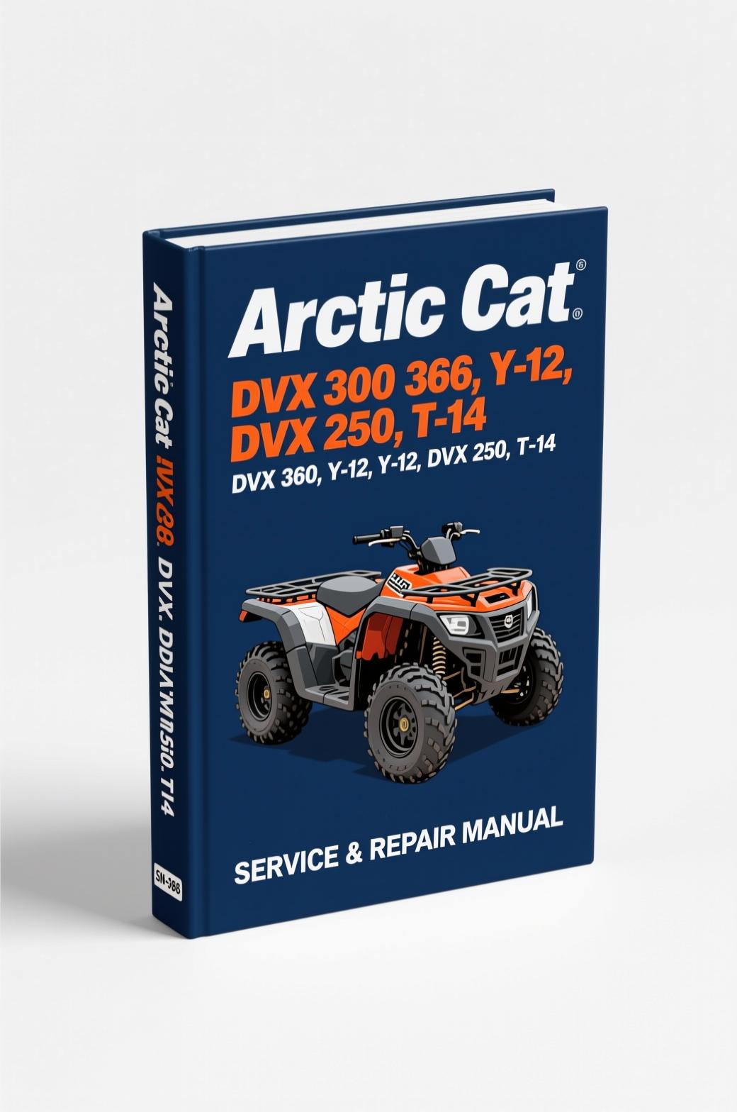 arctic cat dvx 300 366 y, arctic cat manual, arctic cat cat