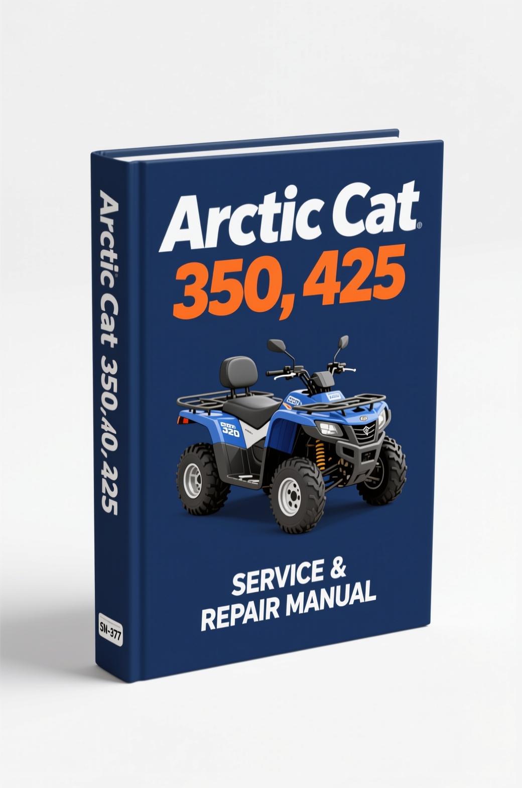 arctic cat 350, 425 2010 service manual, arctic cat service manual, arctic cat cat