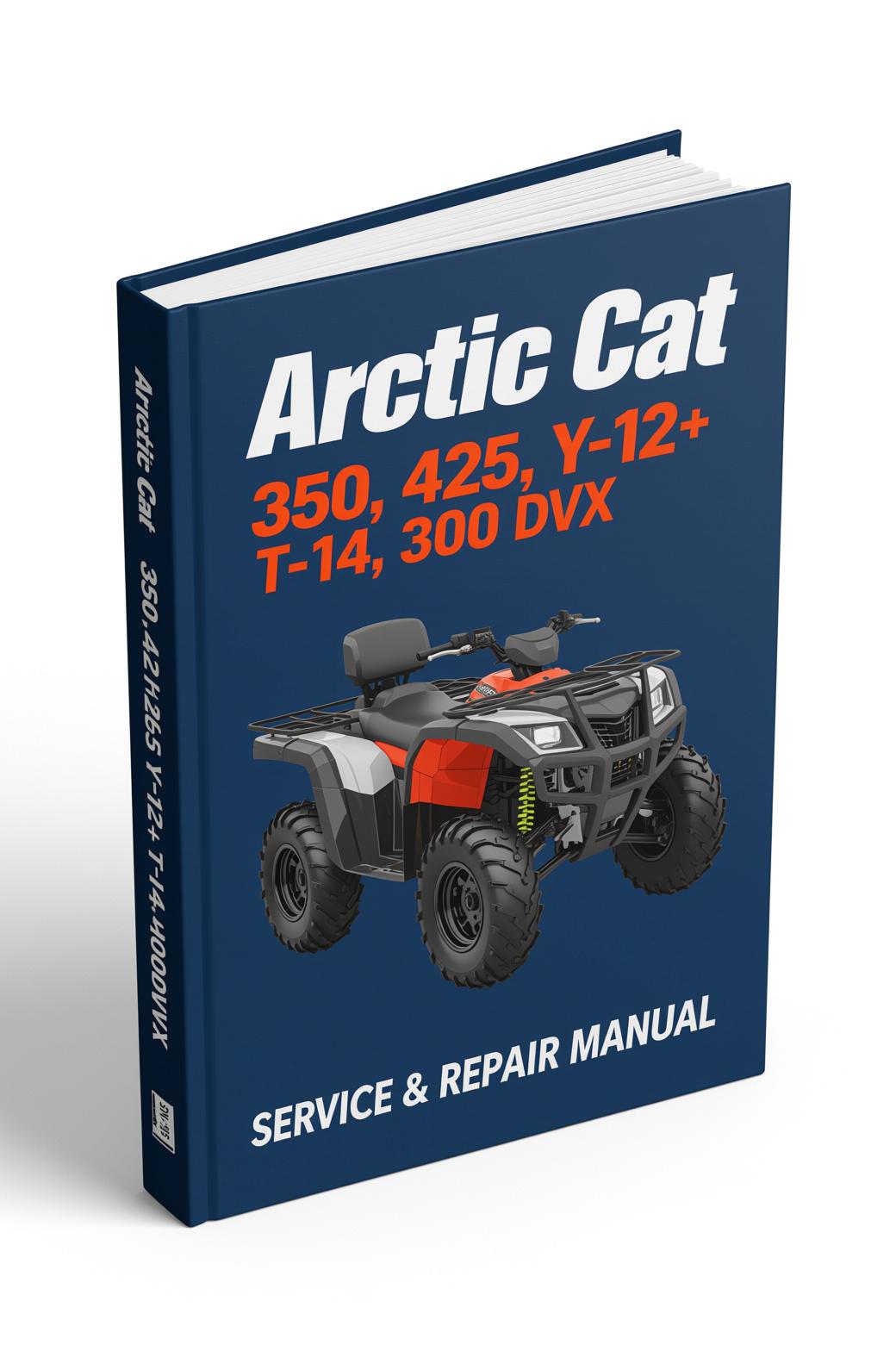arctic cat 350 425 y, arctic cat manual, arctic cat cat