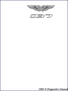 aston martin db7 diagnostics manual, aston martin manual, aston martin martin