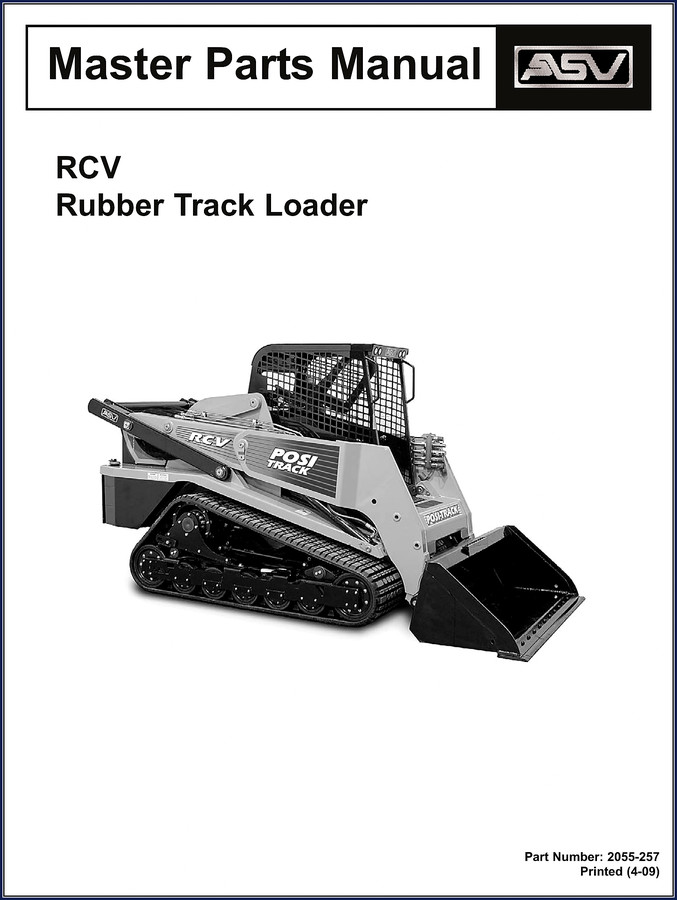 asv rcv 2009 parts catalog, asv parts catalog, asv rcv