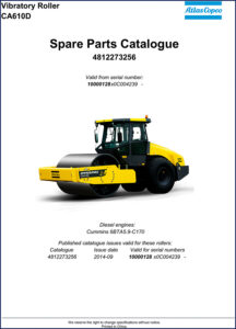 atlas copco ca610d 2014 parts catalog, atlas copco parts catalog, atlas copco copco