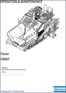 atlas copco f800t 2014 operators manual, atlas copco manual, atlas copco copco