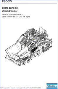 atlas copco f800w 2015 parts catalog, atlas copco parts catalog, atlas copco copco