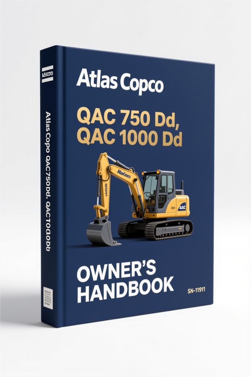 atlas copco qac 750 dd, qac 1000 dd, atlas copco manual, atlas copco copco