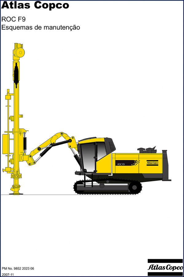 atlas copco roc f9 2023 technical manual, atlas copco manual, atlas copco copco
