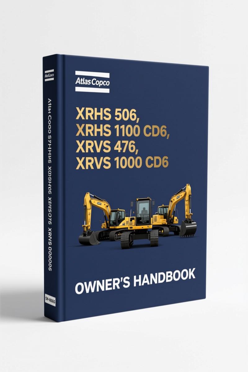 atlas copco xrhs 506, xrhs 1100 cd6, xrvs, atlas copco manual, atlas copco copco