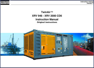 atlas copco xrv 946, xrv 2000 cd6 operators, atlas copco manual, atlas copco copco