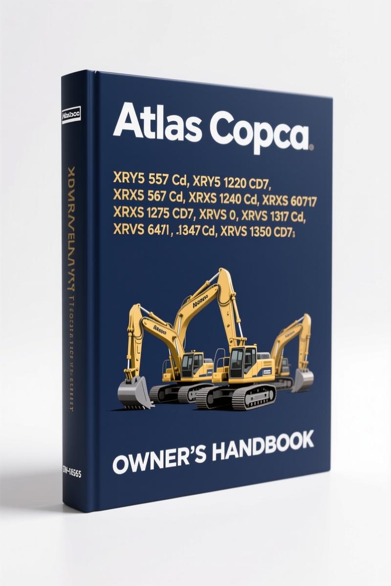 atlas copco xry5 557 cd, xrxs 567 cd,, atlas copco manual, atlas copco copco