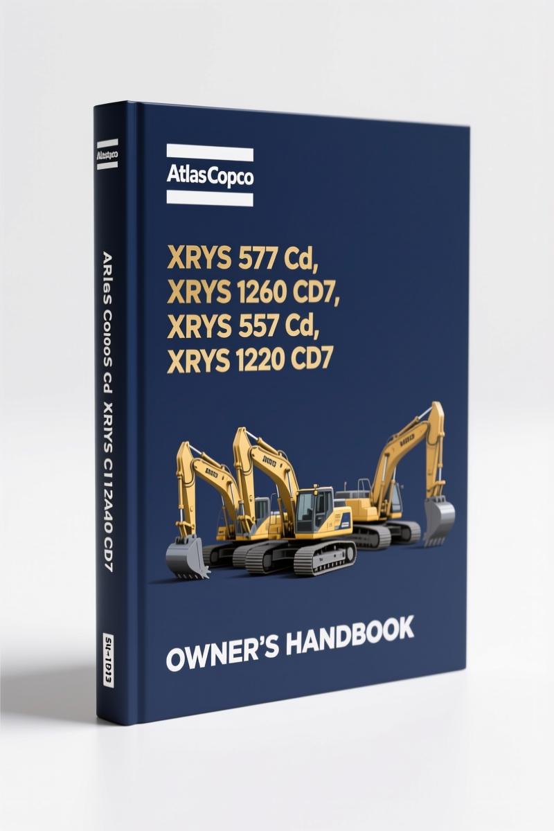 atlas copco xrys 577 cd, xrys 1260 cd7,, atlas copco manual, atlas copco copco