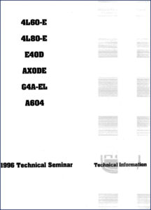 atra 4l60, atra manual