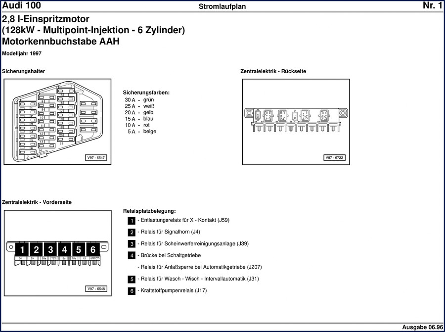 Audi 100 1996 Wiring Diagram – OEM Factory Specs 1 audi 100 1996 wiring diagram, audi wiring diagram, audi 100