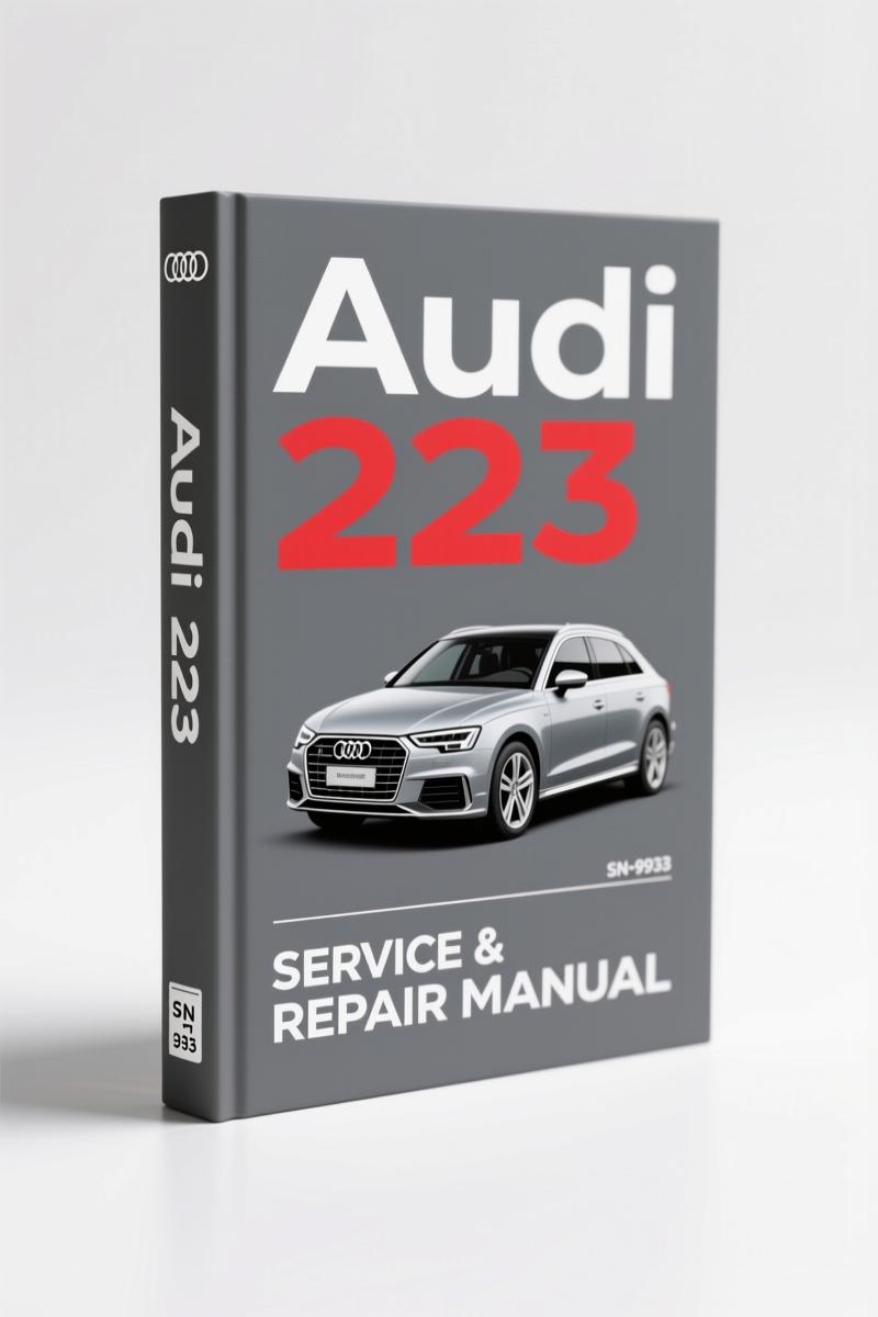 audi 223 2009 diagnostics manual, audi manual, audi 223