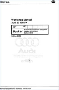 audi 80 1992 workshop manual, audi workshop manual, audi 80