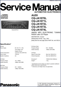 audi cq, audi manual