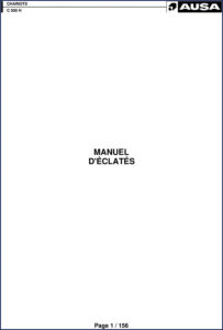 ausa c 500 h parts catalog, ausa parts catalog, ausa c