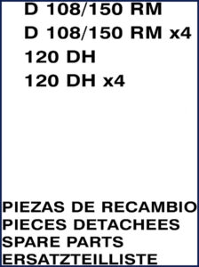 ausa 120 dh d 108 rm d 150, ausa parts catalog, ausa 120