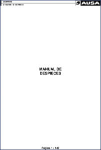 ausa d 150 rm, d 150 rm x4, ausa parts catalog, ausa d
