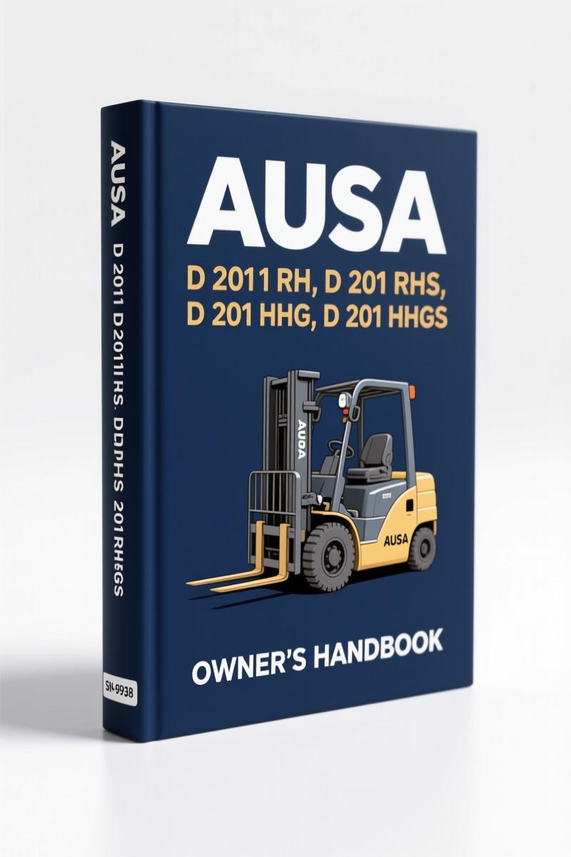 ausa d 201 rh, rhs, rhg, rhgs operators, ausa manual, ausa d