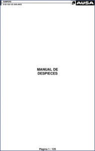 ausa d 85 aha ahg 100 120 parts, ausa parts catalog, ausa d
