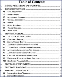 autel powerscan user manual, autel manual, autel powerscan