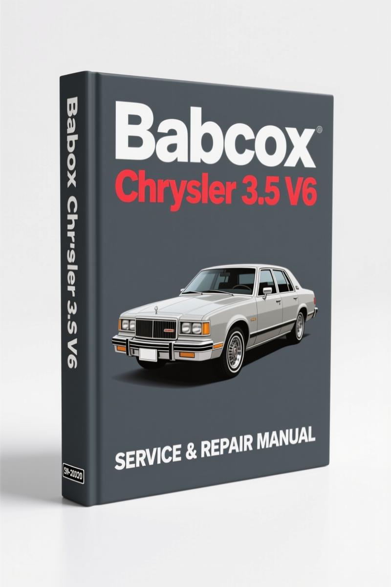 babcox chrysler 3.5 v6 2013 technical manual, babcox manual, babcox chrysler