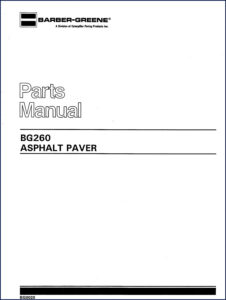 barber, barber-greene manual