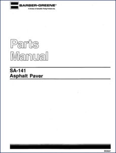 barber, barber-greene manual