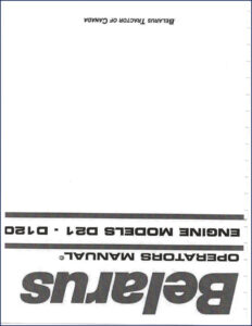 belarus d21 d120 operators manual, belarus manual, belarus d21